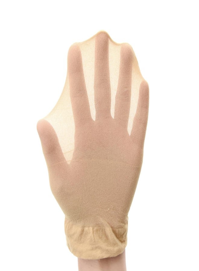 ياتشيو مجموعة YANTAISIYU المكونة من 6 قطع من أغطية الشعر المستعار المصنوعة من النايلون الشبكي للنساء (بيج) والمخصصة للشعر المستعار الأمامي المصنوع من الدانتيل. - Image 4